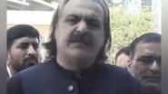 World News | Pakistan: KPK CM Gandapur, Imran Khan, Others Booked for Violence at Party's Rally
