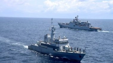 World News | INS Talwar, Kenyan Navy Ship Shujaa Hold Maritime Partnership Exercise in Mombasa
