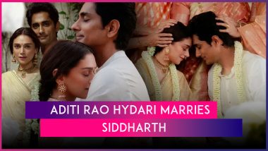 Aditi Rao Hydari, Siddharth Get Married in Traditional South Indian Ceremony; Actress Shares First Pics From Wedding Ceremony