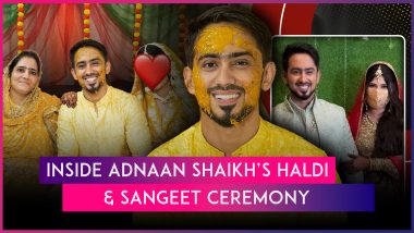 Adnaan Shaikh Shares Pics From His Haldi; Mr Faisu, Sana Makbul, Vishal Pandey & Others Arrive in Style for Sangeet Ceremony