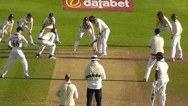 Somerset Sets Up Aggressive Field With All 11 Players in a Single Frame During County Championship 2024 Match Against Surrey, Video Goes Viral