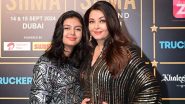 SIIMA Awards 2024: Aishwarya Rai Bachchan and Aaradhya Bachchan Melt Hearts With Their Adorable Red Carpet Kiss (Watch Video)