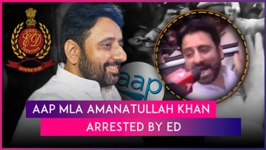 Amanatullah Khan Arrested by ED in Money Laundering Case Linked to Waqf Board, AAP Says ‘Revolutionaries Won’t Bow Down to Tyranny of Dictator’