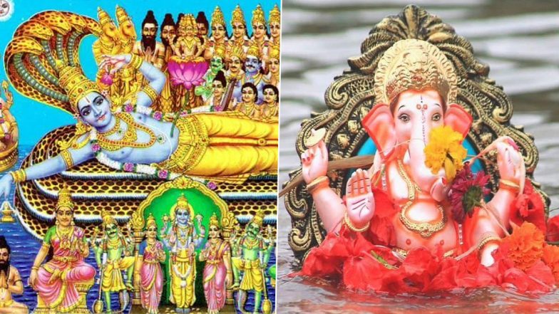 Anant Chaturdashi 2024 Images and Videos: Netizens Flood X With Messages, Ganesh Visarjan Posts, Wishes, Greetings and Wallpapers As They Bid Goodbye to Lord Ganesha