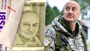Anupam Kher Becomes New &lsquo;Mahatma Gandhi&rsquo;: Fake Currency Notes With Anupam Kher&rsquo;s Photo and &lsquo;Resole Bank of India&rsquo; Printed on Them Seized in Gujarat, Actor Reacts (See Pic and Video)