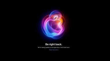 Apple Website Crashes Ahead of Glowtime Event, Shows ‘Be Right Back’, ‘This Page Isn’t Working’ Errors to Netizens