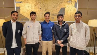 India Win Gold Medal in Open Section at Chess Olympiad 2024; D Gukesh, R Praggnanandhaa, Arjun Erigaisi, Vidit Gujrathi and Pentala Harikrishna Script History at 45th Chess Olympiad