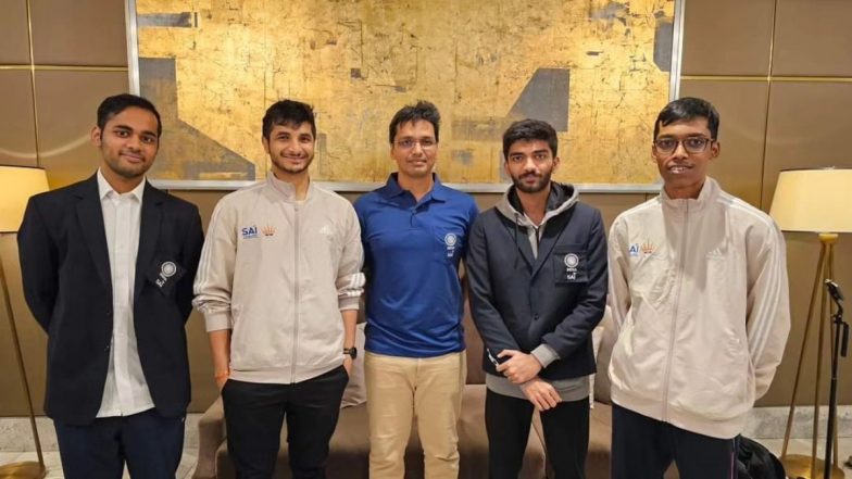 India Win Gold Medal in Open Section at Chess Olympiad 2024; D Gukesh, R Praggnanandhaa, Arjun Erigaisi, Vidit Gujrathi and Pentala Harikrishna Script History at 45th Chess Olympiad