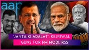Arvind Kejriwal Criticises PM Narendra Modi at &lsquo;Janta Ki Adalat&rsquo;, Demands Answers From RSS Chief Mohan Bhagwat on Centre&rsquo;s Policies