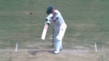 Babar Azam Dismissal Video: Watch Young Nahid Rana Take Wicket of Star Pakistan Batter During PAK vs BAN 2nd Test 2024 Day 4