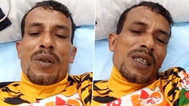 Viral Video Shows Bangladesh Cricket Team Fan 'Tiger Robi' Claiming He was Punched By Indian Fans in Kanpur Leading to His Hospitalisation During IND vs BAN 2nd Test 2024