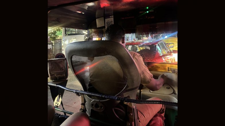 Just Bangalore Things! Auto Driver Replaces His Seat With an Office Chair for Extra Comfort, Photo Goes Viral