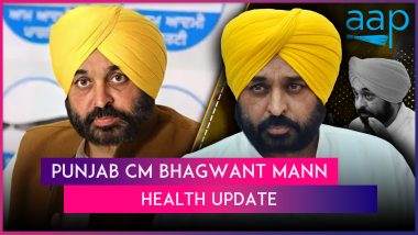 Punjab CM Bhagwant Mann Health Update: AAP Leader Admitted in Mohali Hospital, Tests Show Fluctuating Blood Pressure Due to Inflammation in His Lungs