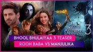 &lsquo;Bhool Bhulaiyaa 3&rsquo; Teaser: Kartik Aaryan Returns As Rooh Baba & Vidya Balan As Manjulika for a Face Off in This Spooky Flick