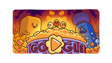 Google Doodle is Celebrating Classic Popcorn Today: How to Play Fun Interactive Game With the Favourite Snack!