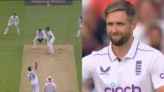 Chris Woakes Bowls Spin to Complete His Over After Umpires Signal Bad Light on Day 2 of ENG vs SL 3rd Test 2024, Video Goes Viral