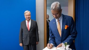 EAM S Jaishankar Meets UN Chief Antonio Guterres, Discusses Pact for Future, Climate Action