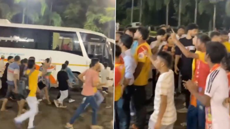 East Bengal Fans Chant 'Go Back Carles Cuadrat' After Red and Gold Brigade's 2-3 Loss Against FC Goa in ISL 2024-25 (Watch Video)