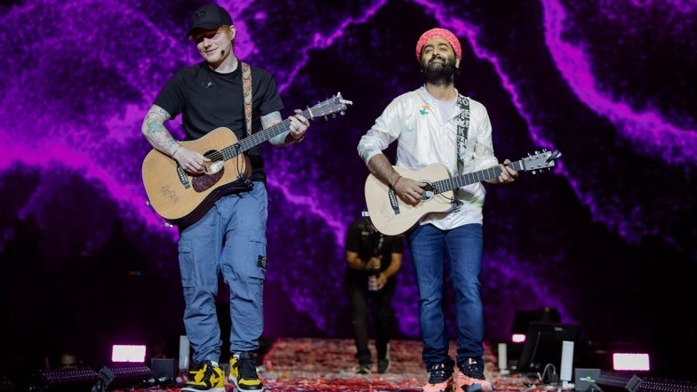 Singer Arijit Singh Thanks Ed Sheeran for the ‘Perfect’ London Concert, Shares Pics on Insta
