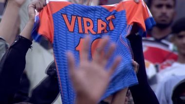 Fan Spotted Holding Virat Kohli's Jersey During Markhors vs Stallions Pakistan Champions Cup 2024 Match, Video and Pics Go Viral