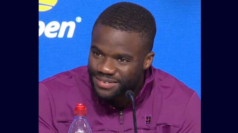 Frances Tiafoe Takes Note of Star-Studded Crowd With Roger Federer and Kevin Hart Present at His US Open 2024 Quarter-Final Match Against Grigor Dimitrov (Watch Video)