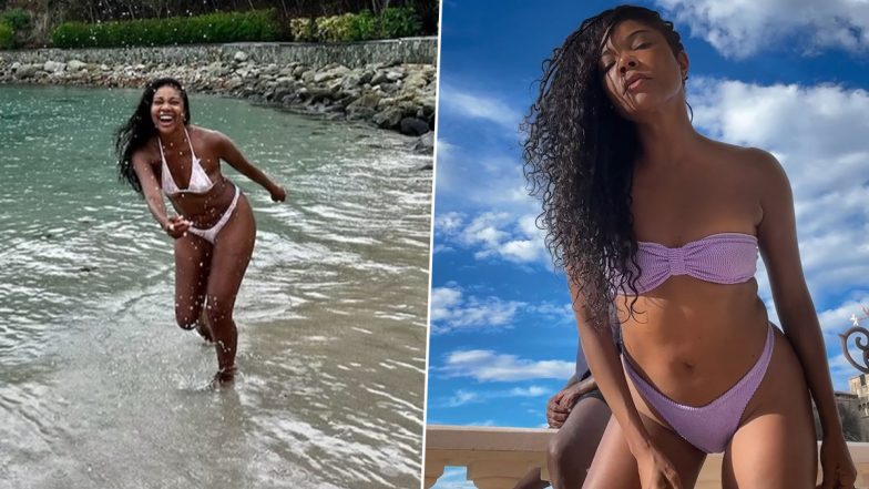 Gabrielle Union Bares It All in Her Summer Getaway: Fabulous in Her Fifties, Actress Strips Down To Pose for Outdoor Shower, See Stunning Pictures