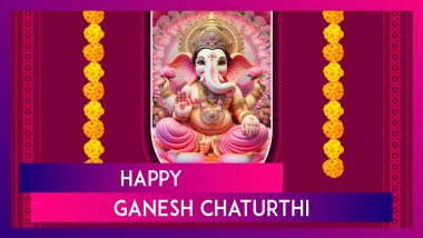 Happy Ganesh Chaturthi 2024 Greetings, Messages, Wishes and Quotes To Share With Family and Friends on Ganeshotsav