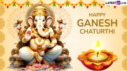 Happy Vinayaka Chaturthi 2024 Images & Ganesh Chaturthi Greetings: WhatsApp Messages, HD Wallpapers, Quotes and Ganpati Bappa Morya Photos To Share on Vinayaka Chavithi