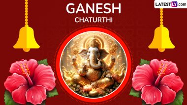 'Ganpati Bappa Morya' Images, Happy Vinayaka Chaturthi 2024 Wishes and Greetings For The Festival