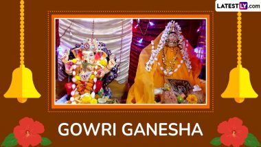 Gowri Ganesha 2024 Greetings, Images and Wallpapers To Send on the Auspicious Day