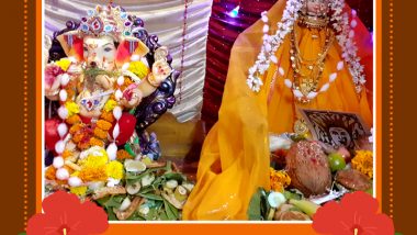 Gowri Ganesha 2024 Wishes, Messages and Images To Celebrate Festival in Maharashtra