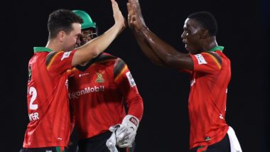 CPL 2024 Live Streaming Online Guyana Amazon Warriors vs Saint Lucia Kings: Watch Telecast of Caribbean Premier League Cricket Match on TV and Online