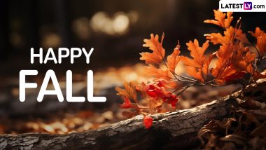 Fall Season 2024 Images & Happy Fall GIFs for Free Download Online: Celebrate the Beginning of Pumpkin Spice Season With Autumn Leaves Photos, Greetings and Quotes