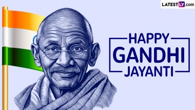 Happy Gandhi Jayanti 2024 Wishes and Quotes: Share Greetings, WhatsApp Messages, Mahatma Gandhi Images and HD Wallpapers To Honour the Father of the Nation