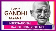 Happy Gandhi Jayanti 2024 Messages, Wishes & Greetings To Send on International Day of Non-Violence