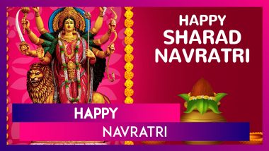 Happy Navratri 2024, Greetings, Messages and Wishes To Celebrate the Festival Dedicated to Goddess Durga