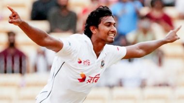 Hasan Mahmud Becomes First Bangladesh Player To Take Five-Wicket Haul on Indian Soil, Achieves Feat During IND vs BAN 1st Test 2024