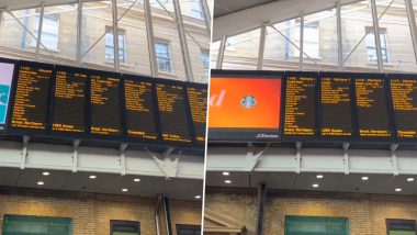 Harry Potter Fans Left Disappointed After Announcement of Fictional Hogwarts Express Departure at King's Cross Gets Cancelled (Watch Viral Video)