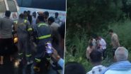 Hathras Bus Accident: 12 Killed, Many Injured in Collision Between Roadways Bus and Loading Vehicle; Disturbing Videos Surface