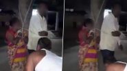 Deoria Shocker: Mentally Unstable Woman and Her Husband Tied to Tree, Burnt With Iron Rod Over Suspicion of Theft in UP; 5 Arrested After Video Goes Viral