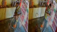 Theft Caught on Camera in Kanpur: Man Walks Inside Shiva Temple in UP, Offers Water to Shivling Before Stealing Brass Pot; Viral Video Surfaces