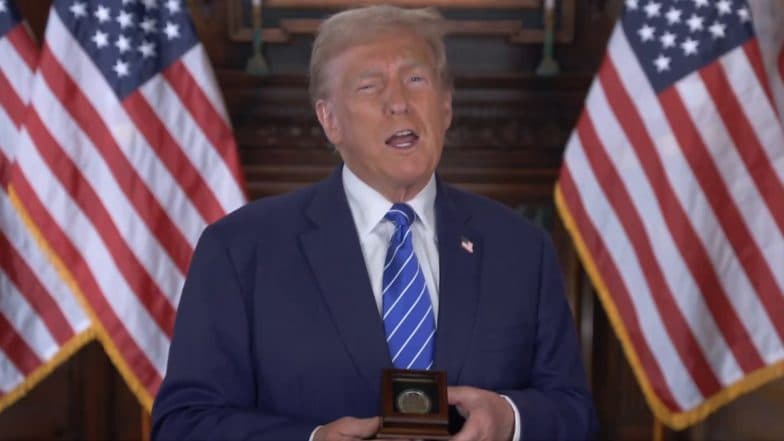 Donald Trump Launches Official Trump Coins, Check Availability and Other Details Here (Watch Video)