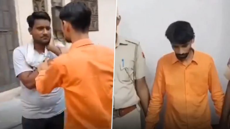 Jaipur Shocker: ‘Sleep Deprived’ Man Abuses Muslim Vegetable Vendor, Calls Him Bangladeshi; Arrested After Viral Video Surfaces