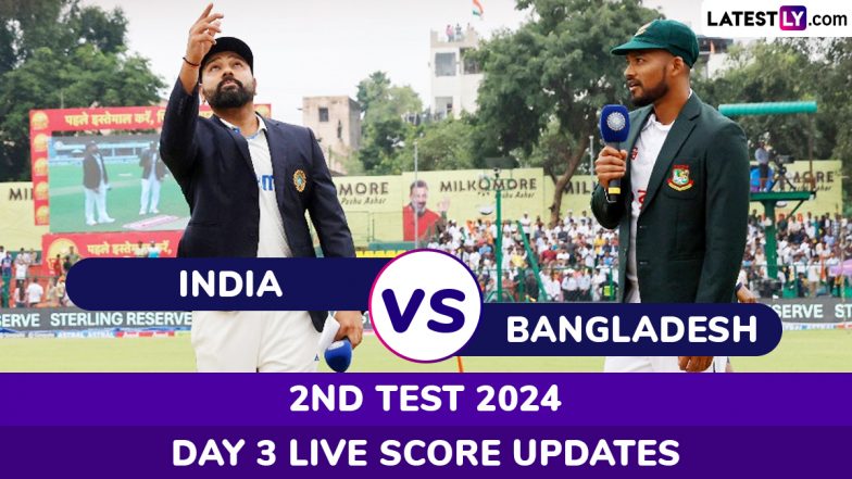IND vs BAN 2nd Test 2024 Day 3 Highlights 