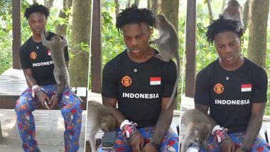 IShowSpeed Monkeying Around in Bali, Adorable Videos of YouTube Streamer Being Playful With the Monkeys Go Viral Amid South East Asia Tour