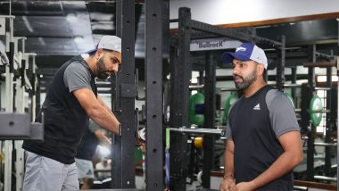 Rohit Sharma Begins ‘New Era of Fitness’ by Working Out in Mumbai Cricket Association’s Newly Renovated Gym (See Pics)