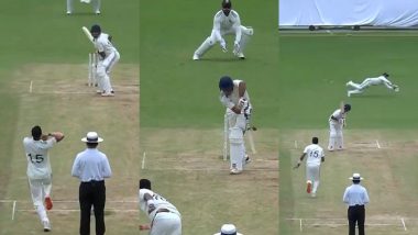 Duleep Trophy 2024 Video Highlights: Rishabh Pant Takes Exceptional Catch To Dismiss Mayank Agarwal During India A vs India B Match