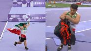 Iran's Sadegh Beit Sayah Shows 'Black Flag' After Initially Winning Gold Medal in Men's Javelin Throw F41 Event at Paris Paralympics 2024 Before Being Disqualified (Watch Video)