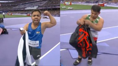 Navdeep Singh’s Silver Gets Upgraded to Gold As Iran’s Sadegh Beit Sayah Gets Disqualified From Men’s Javelin F41 Final at the Paris Paralympics 2024