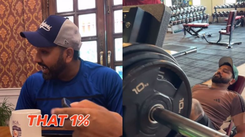 Rohit Sharma Joins ‘One Percent’ Trend With New Workout Video Ahead of IND vs BAN 2024 Test Series